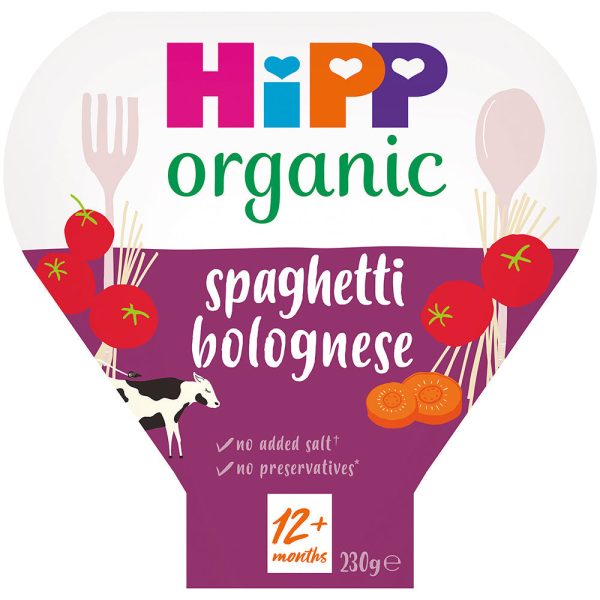 Hipp Organic Classic Spaghetti Bolognese Tray Meal 230g Hot on Sale