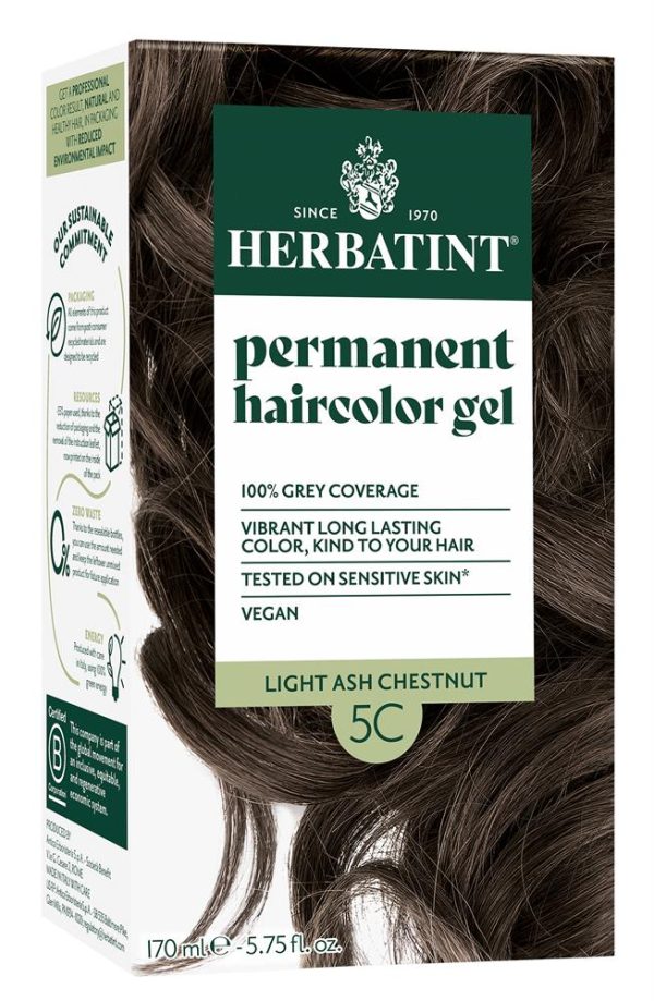 Herbatint Light Ash Chestnut Hair Colour 5C 150ml on Sale