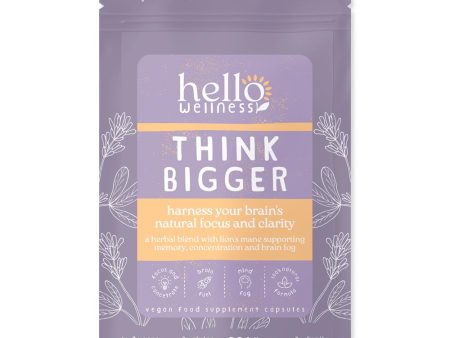 Hello Wellness Think Bigger brain support 60 x 400mg Online now