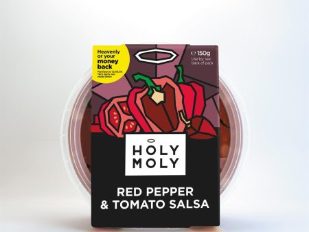 Holy Moly Dips Red Pepper & Tomato Salsa Hot on Sale