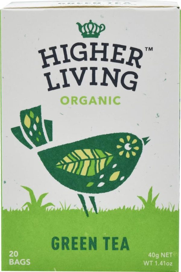 Higher Living Green Tea - 20 Bags Hot on Sale