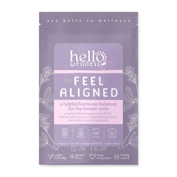 Hello Wellness Feel Aligned female hormone balance 60 x 400mg Supply