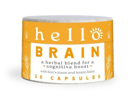 Hello Wellness Hello Brain brain support 400mg 30caps Cheap