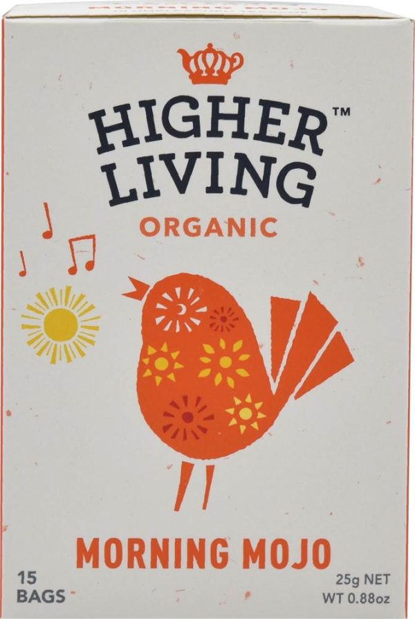 Higher Living Morning Mojo Organic Infusion - 15 Teabags Online Hot Sale