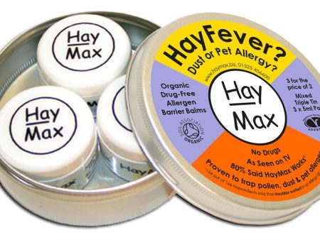 HayMax Mixed 3 for 2 Triple Saver Organic Allergen Barrier Balm Sale