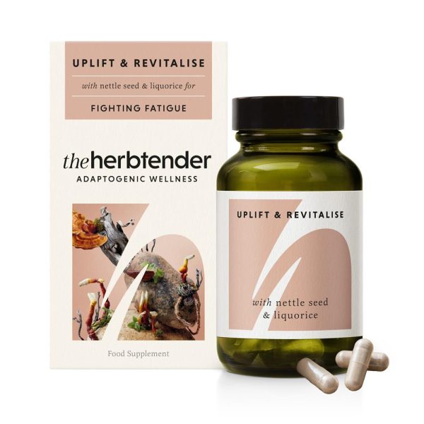 The Herbtender Uplift & Revitalise | Fatigue Mix | 60 Capsule Jar For Cheap