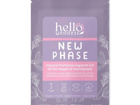 Hello Wellness New Phase menopause support 60 x 400mg Discount