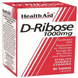 HealthAid D-Ribose 1000mg - 90 Tablets Online Hot Sale