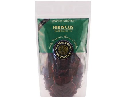 Hambleden Herbs Organic Hibiscus loose leaf tea 50g Online Hot Sale