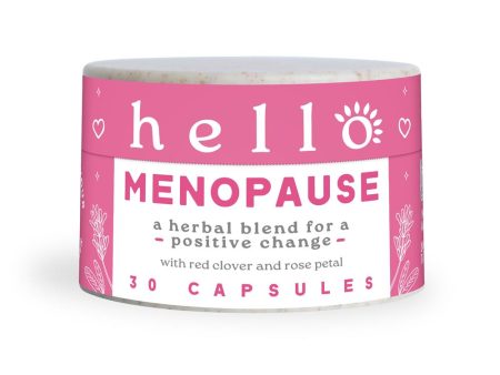 Hello Wellness Hello Menopause menopause support 30 x 400mg on Sale