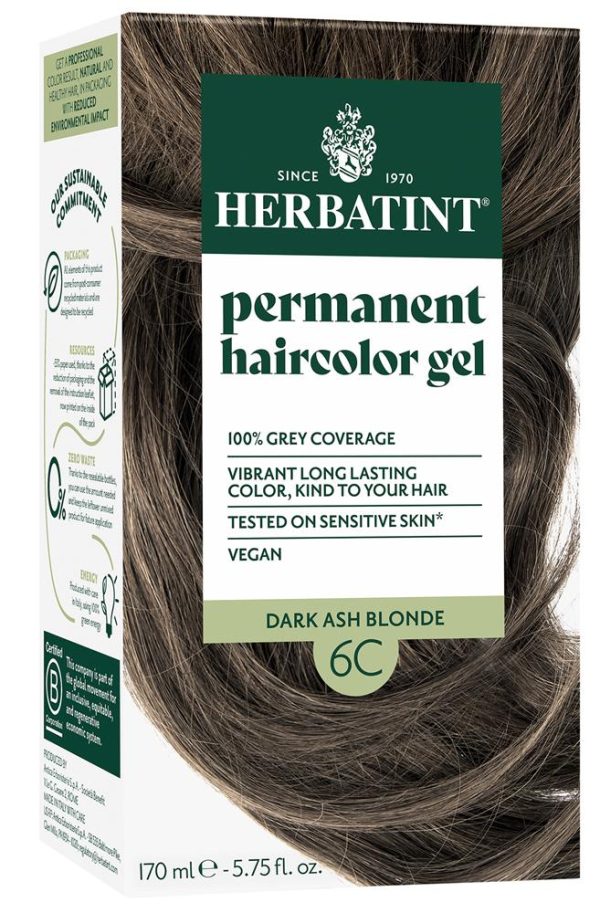 Herbatint Dark Ash Blonde Hair Colour 6C 150ml Sale