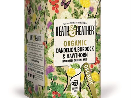 Heath And Heather Organic Dandelion Burdock & Hawthorn 20 Bag For Cheap