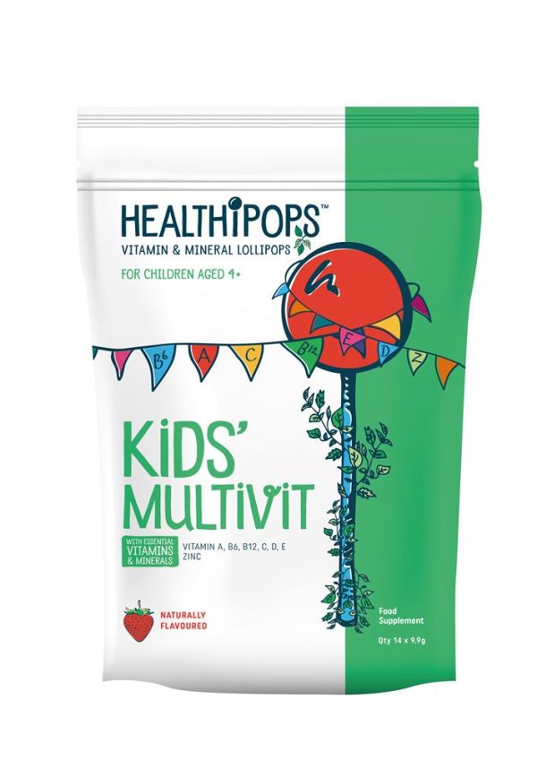 Healthipops Vitamin & Mineral lollipops. Kids  Multivit Online now