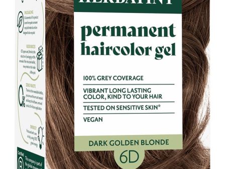 Herbatint Dark Golden Blonde Ammonia Free hair Colour 6D 150ml Hot on Sale