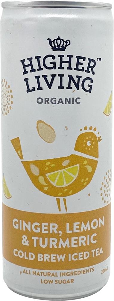 Higher Living Ginger Lemon & Turmeric Iced Tea For Sale