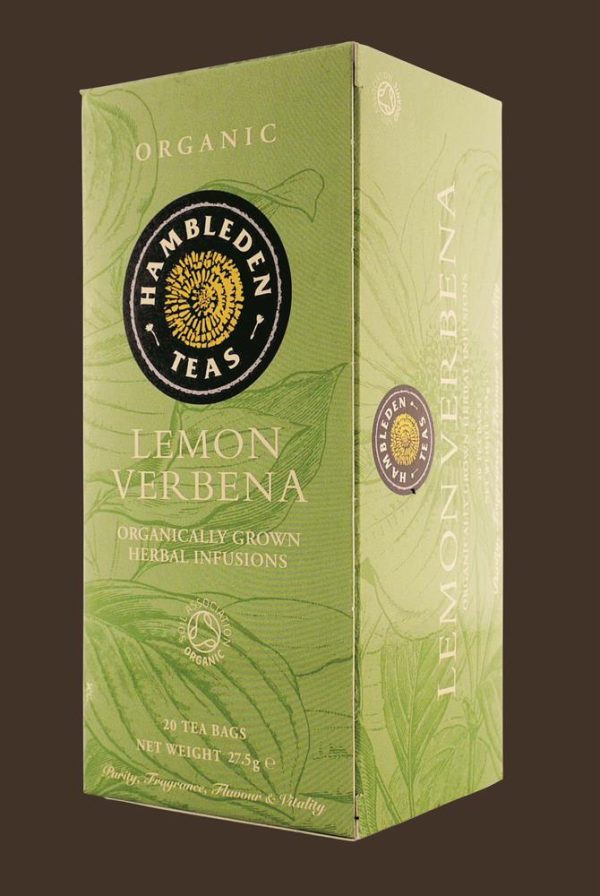 Hambleden Herbs Organic Lemon Verbena teabags For Sale