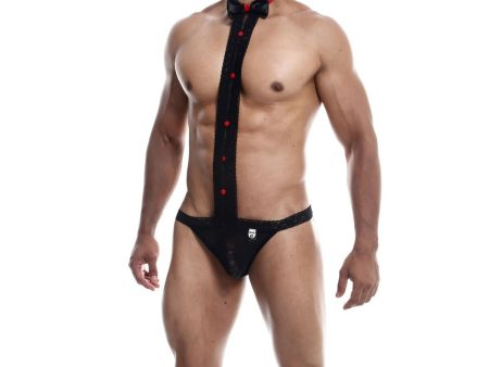 Tanga Mob Eroticwear Fekete S M Discount