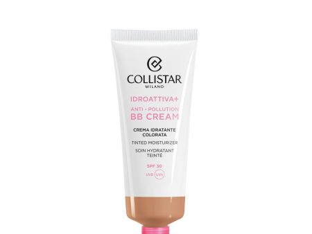 Színezett hidratáló krém Collistar Iddroattiva+ Nº 3 dark Spf 30 50 ml Szennyezés Elleni Hot on Sale