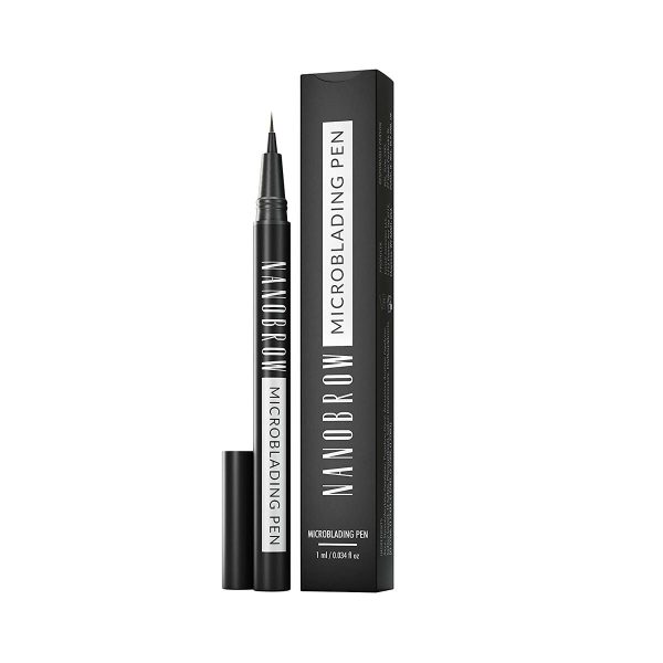 Szemöldök ceruza Nanobrow Microblading Pen Dark Brown 1 ml For Cheap